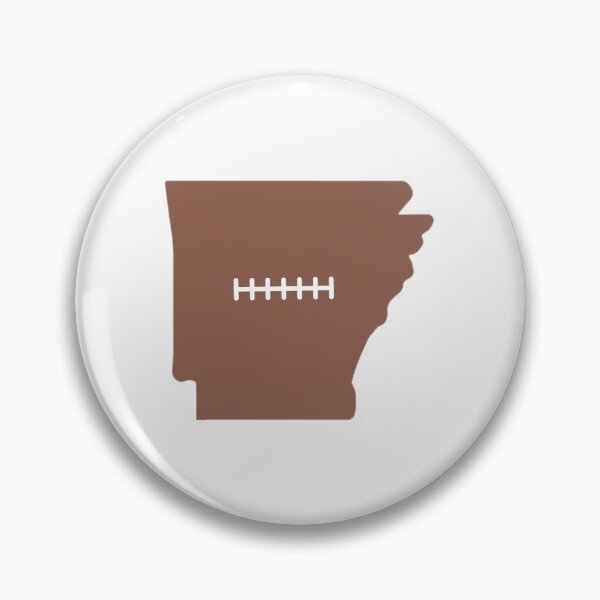 Item preview, Arkansas State Outline Football Stitch designed and sold by US States Merch.