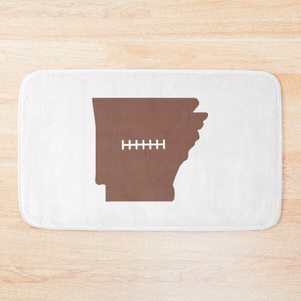 Item preview, Arkansas State Outline Football Stitch designed and sold by US States Merch.