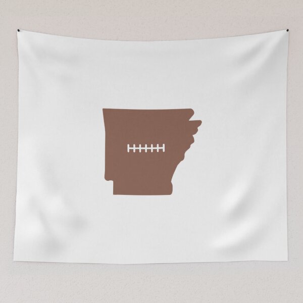Item preview, Arkansas State Outline Football Stitch designed and sold by US States Merch.