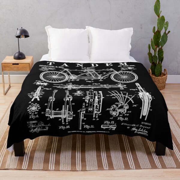 Item preview, Tandem Bicycle Cycling Cyclist Biker Bike Vintage Patent designed and sold by GrandeDuc.