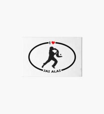 I Love Jai Alai with Heart Art Board