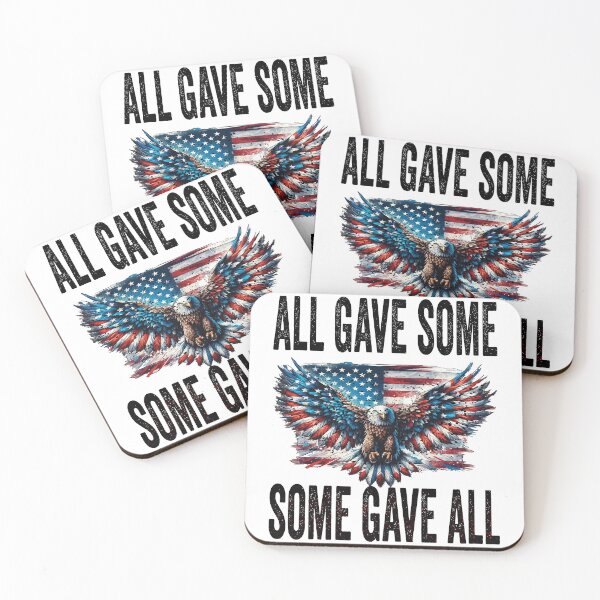 Item preview, Military Memorial Day All Gave Some Soldier USA Flag 4th of july designed and sold by BOUCHERIT amine.