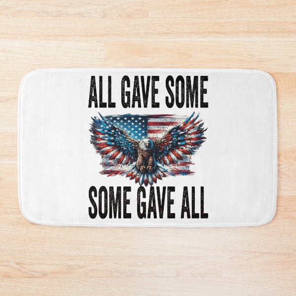 Item preview, Military Memorial Day All Gave Some Soldier USA Flag 4th of july designed and sold by BOUCHERIT amine.