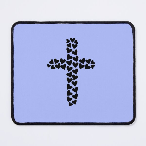 Item preview, Simple Heart Cross ,Christian Gospel Quotes, Inspirational Christian Woman Design, designed and sold by mattlee20.