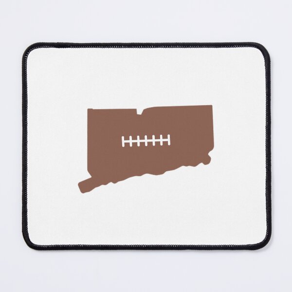 Item preview, Connecticut State Outline Football Stitch designed and sold by US States Merch.