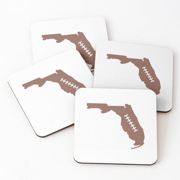 Item preview, Florida State Outline Football Stitch designed and sold by US States Merch.