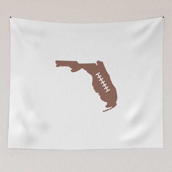 Item preview, Florida State Outline Football Stitch designed and sold by US States Merch.