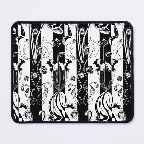 Item preview, Carnivorous garden - black and white block stripes designed and sold by kobyakov.