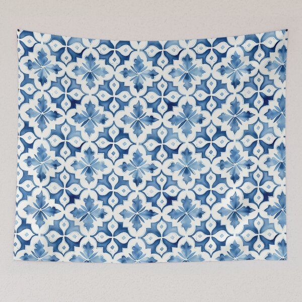 Artikelvorschau, Blaue Mosaikfliesen, Sizilien inspiriert, Mediterrane Fliesen entworfen und verkauft von MariaMarinova.