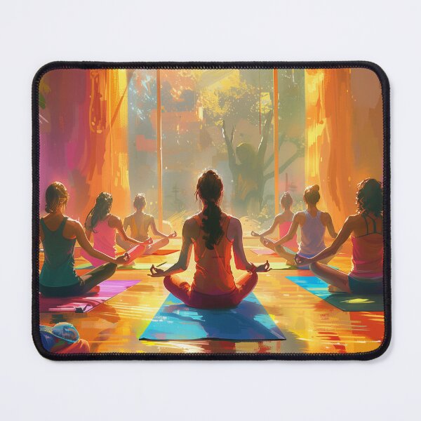 Item preview, Group Meditation in Warm Glowing Light designed and sold by palmyst.