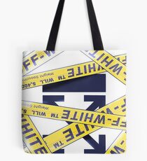 off white Line Tote Bag