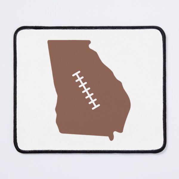 Item preview, Georgia State Outline Football Stitch designed and sold by US States Merch.