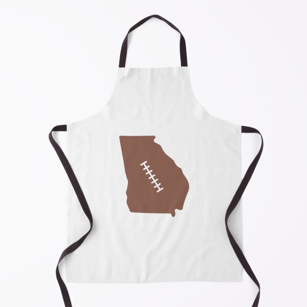 Item preview, Georgia State Outline Football Stitch designed and sold by US States Merch.