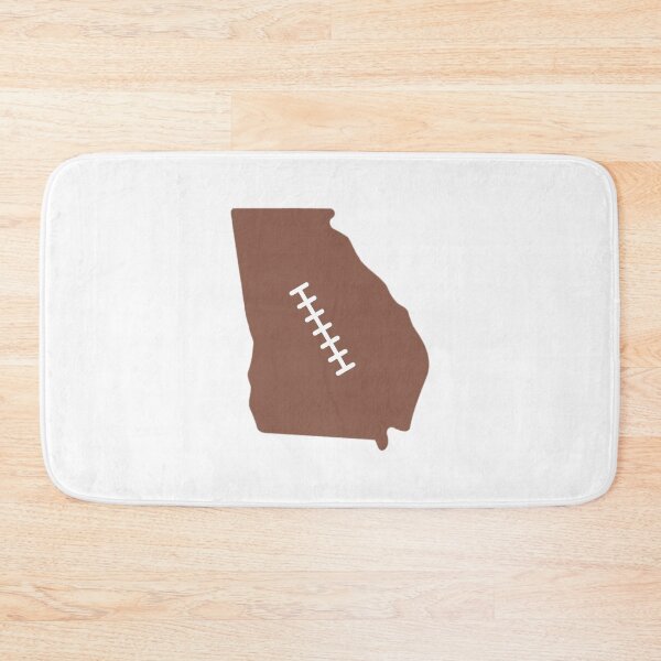 Item preview, Georgia State Outline Football Stitch designed and sold by US States Merch.