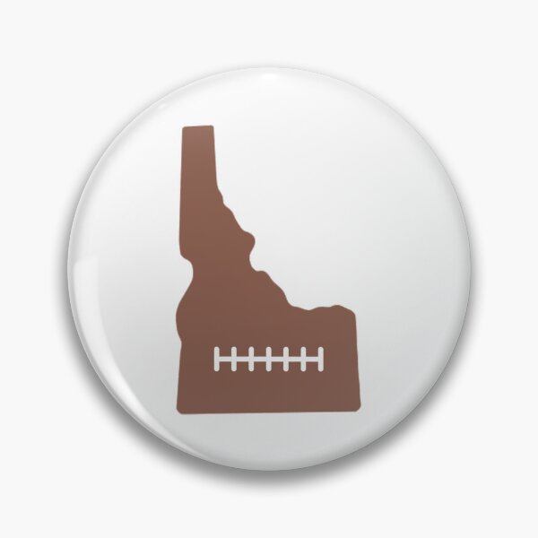 Item preview, Idaho State Outline Football Stitch designed and sold by US States Merch.
