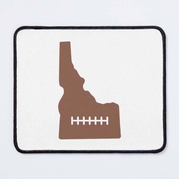 Item preview, Idaho State Outline Football Stitch designed and sold by US States Merch.