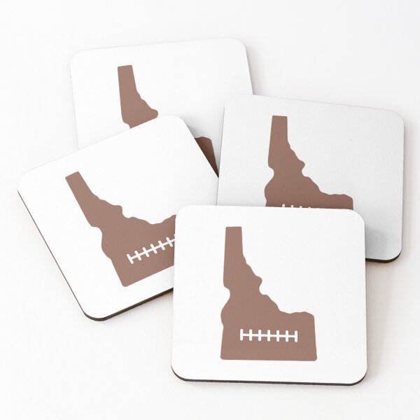 Item preview, Idaho State Outline Football Stitch designed and sold by US States Merch.