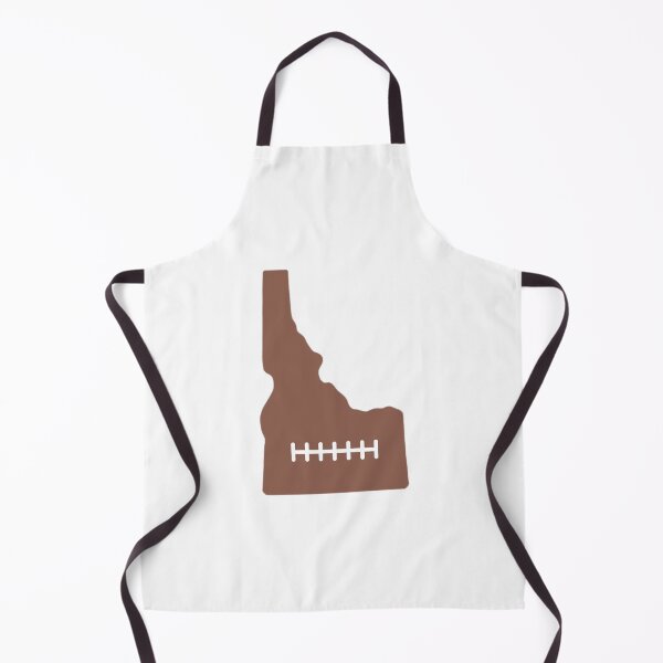 Item preview, Idaho State Outline Football Stitch designed and sold by US States Merch.