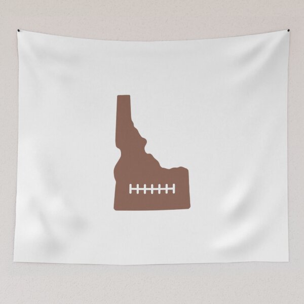 Item preview, Idaho State Outline Football Stitch designed and sold by US States Merch.