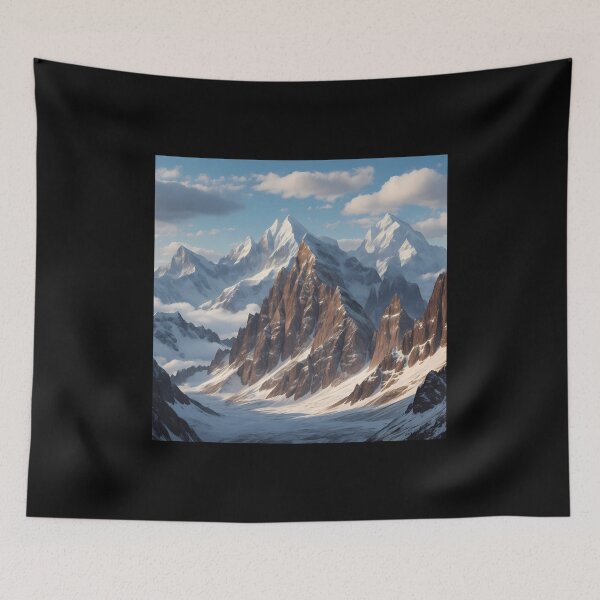Item preview, Snowy Mountains designed and sold by AICreativeArts.