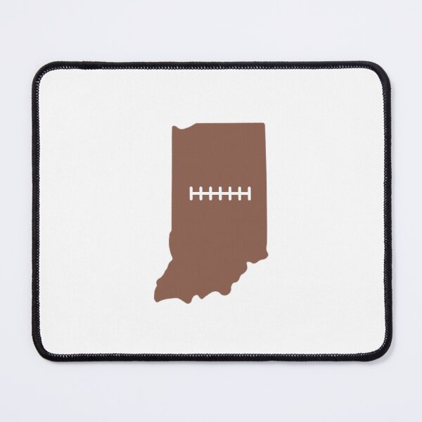 Item preview, Indiana State Outline Football Stitch designed and sold by US States Merch.