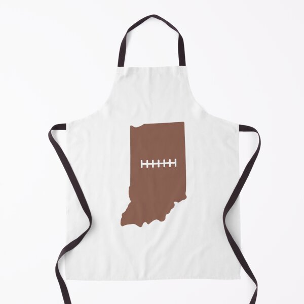 Item preview, Indiana State Outline Football Stitch designed and sold by US States Merch.