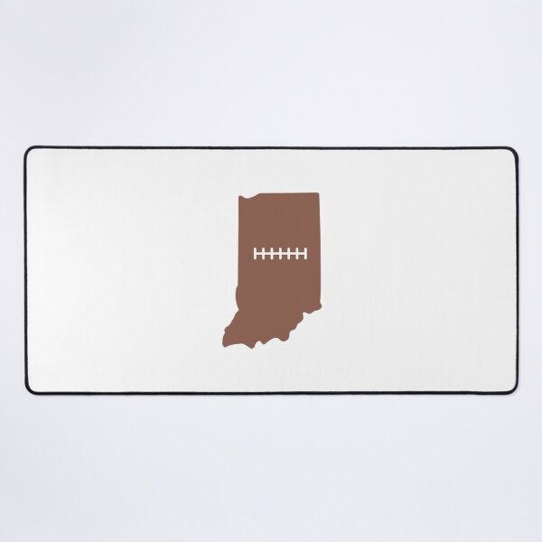 Item preview, Indiana State Outline Football Stitch designed and sold by US States Merch.