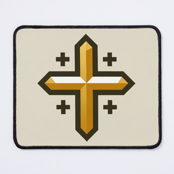 Item preview, Golden 3D Cross  designed and sold by Alphaproject.