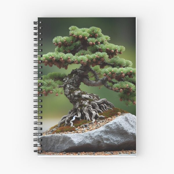 Item preview, Pine bonsai on rock designed and sold by Emile-Sabord.