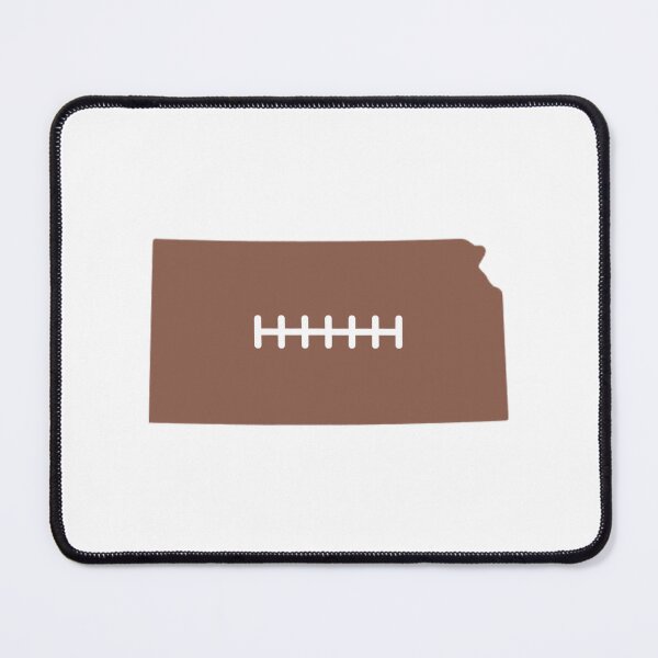 Item preview, Kansas State Outline Football Stitch designed and sold by US States Merch.