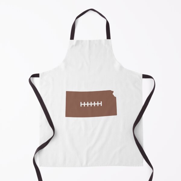 Item preview, Kansas State Outline Football Stitch designed and sold by US States Merch.