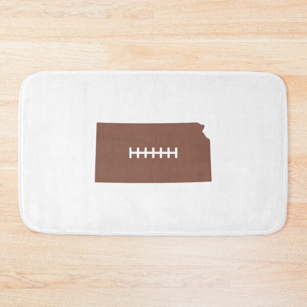 Item preview, Kansas State Outline Football Stitch designed and sold by US States Merch.