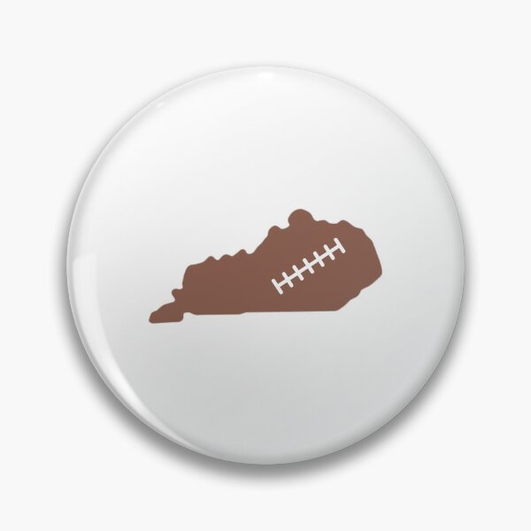 Item preview, Kentucky State Outline Football Stitch designed and sold by US States Merch.