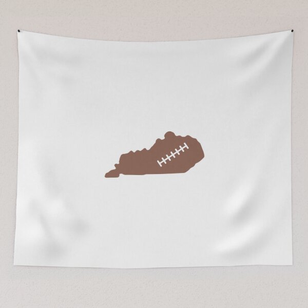 Item preview, Kentucky State Outline Football Stitch designed and sold by US States Merch.