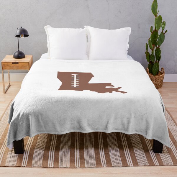 Item preview, Louisiana State Outline Football Stitch designed and sold by US States Merch.