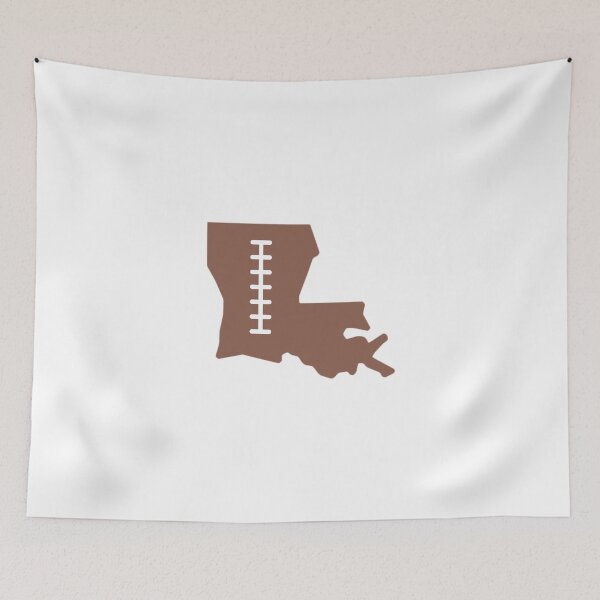 Item preview, Louisiana State Outline Football Stitch designed and sold by US States Merch.