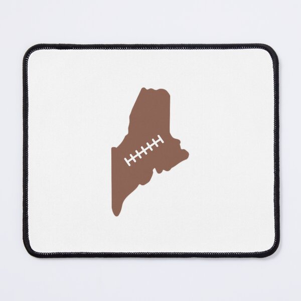 Item preview, Maine State Outline Football Stitch designed and sold by US States Merch.
