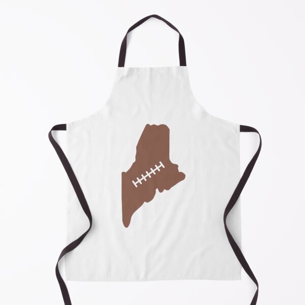 Item preview, Maine State Outline Football Stitch designed and sold by US States Merch.