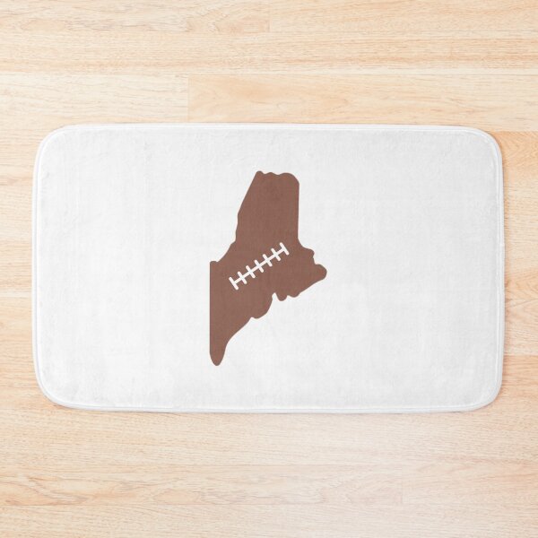 Item preview, Maine State Outline Football Stitch designed and sold by US States Merch.