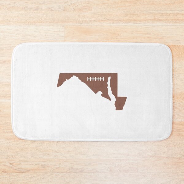 Item preview, Maryland State Outline Football Stitch designed and sold by US States Merch.