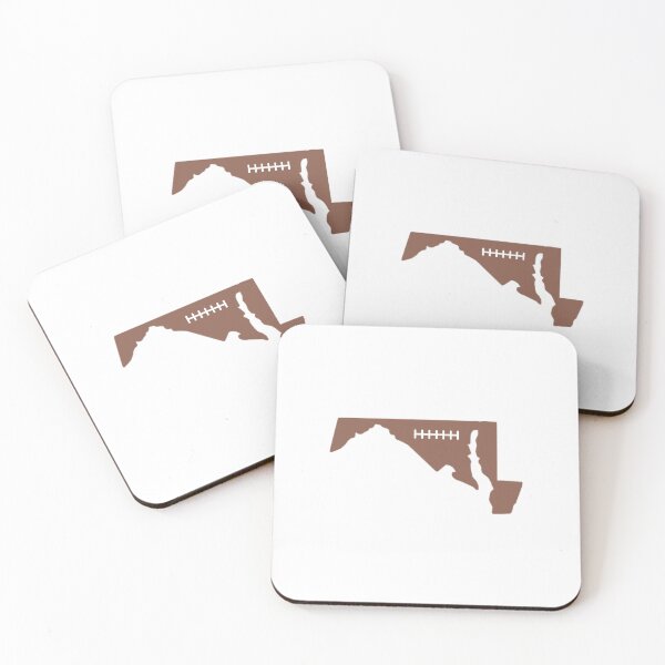 Item preview, Maryland State Outline Football Stitch designed and sold by US States Merch.