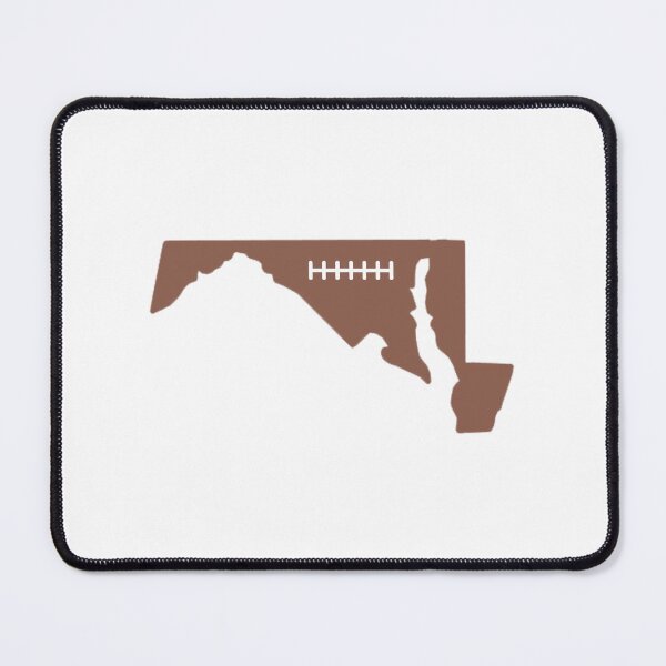 Item preview, Maryland State Outline Football Stitch designed and sold by US States Merch.