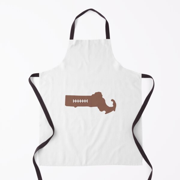 Item preview, Massachusetts State Outline Football Stitch designed and sold by US States Merch.