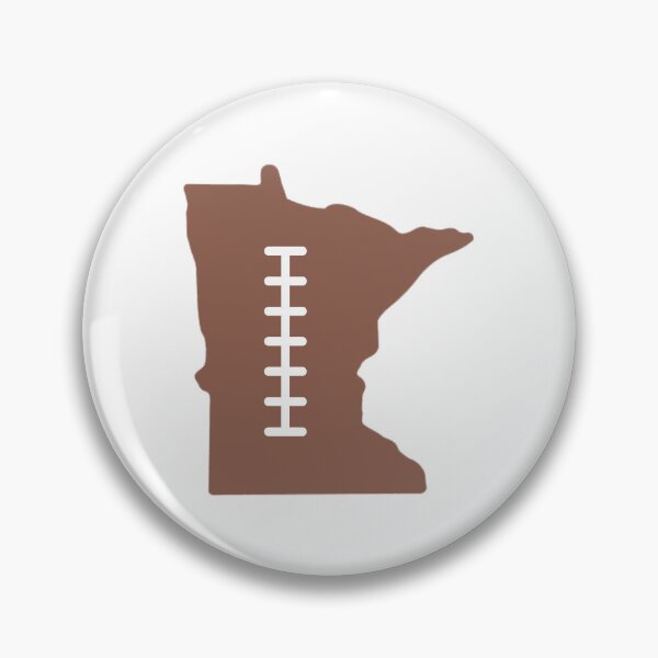 Item preview, Minnesota State Outline Football Stitch designed and sold by US States Merch.