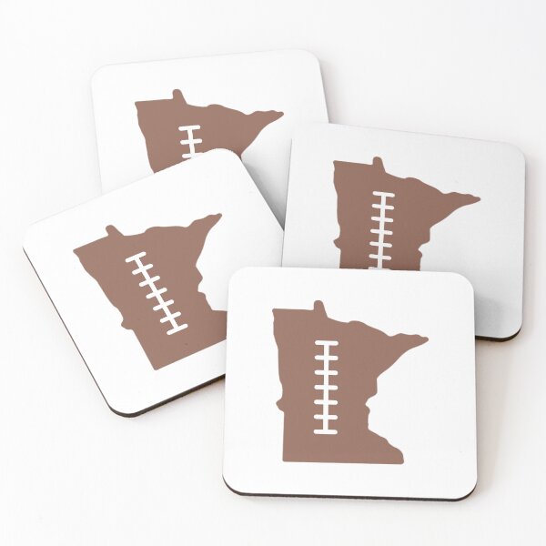 Item preview, Minnesota State Outline Football Stitch designed and sold by US States Merch.