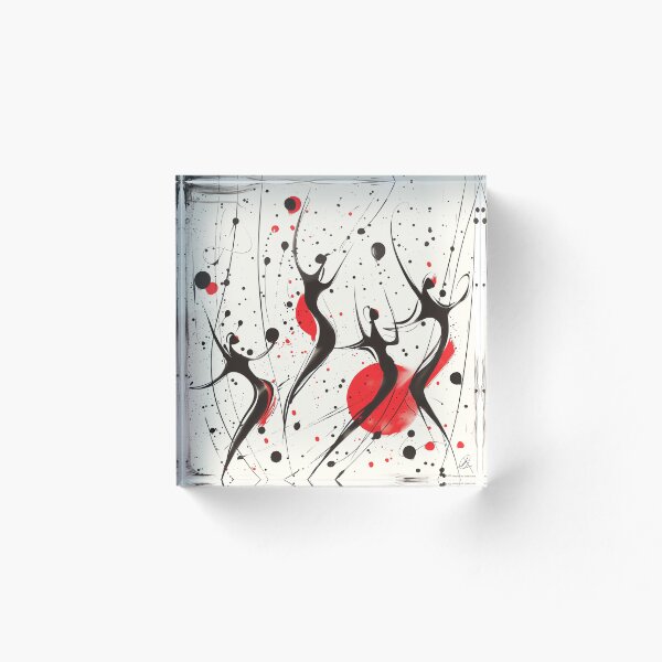 Item preview, Abstract Figures in Energetic Dance Poses designed and sold by palmyst.