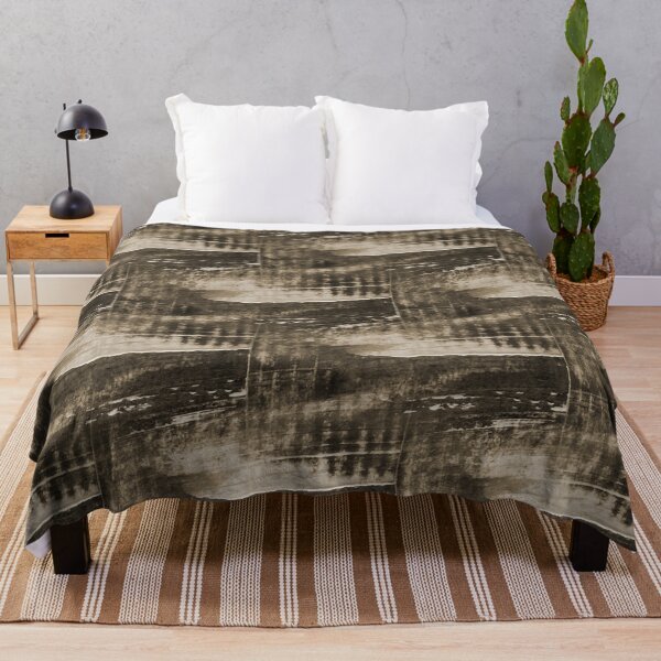 Item preview, Monochromatic Rustic Grunge Pattern in Brown designed and sold by Artistestella.