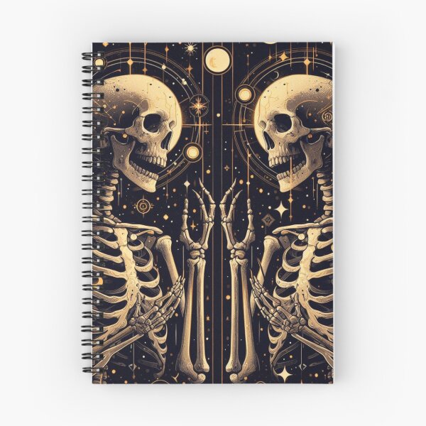 Item preview, Skeletons in a Tarot Card Dark Gothic Aesthetic 2D style designed and sold by whoismomoexe.