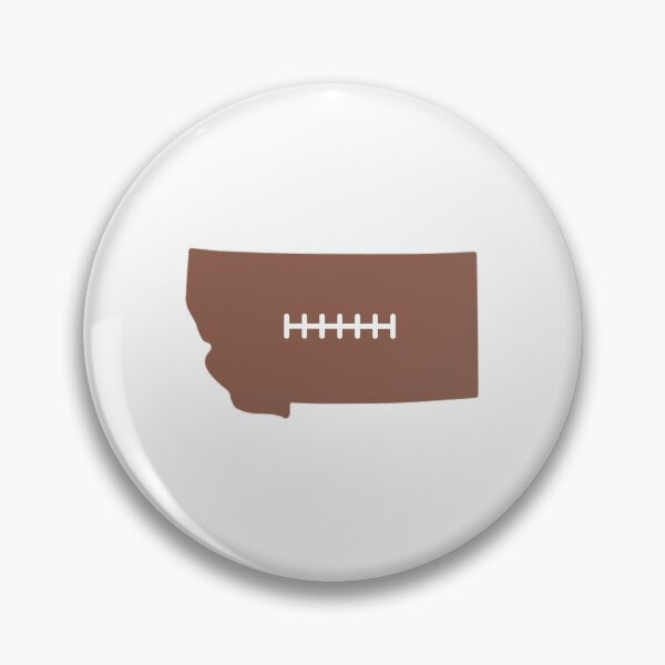 Item preview, Montana State Outline Football Stitch designed and sold by US States Merch.