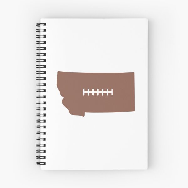 Item preview, Montana State Outline Football Stitch designed and sold by US States Merch.